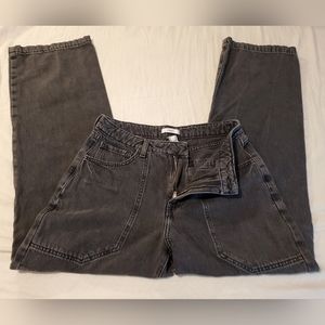 Women's Grey Cargo Jeans